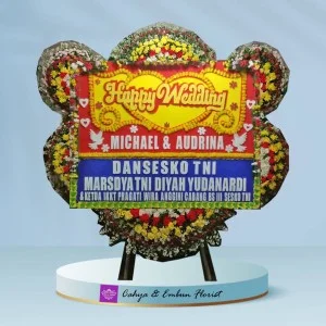 Bunga Papan Pernikahan #064348