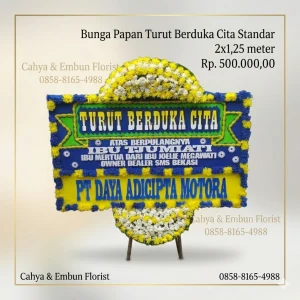 Bunga Papan Duka Cita 2x1.25m Model BP-1781515305349